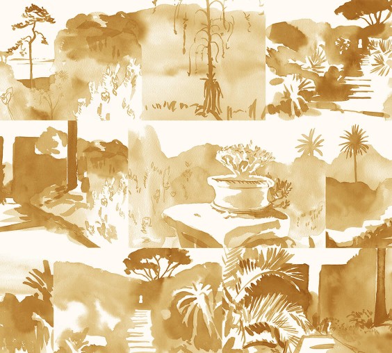 Панно Paint and Paper Library Tresco Abbey Gardens Muga 0393AGMUGAZ